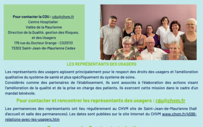 Commission des usagers du Centre Hospitalier Vallée de la Maurienne